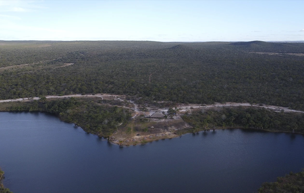 Vista aérea do loteamento SonhoVerde